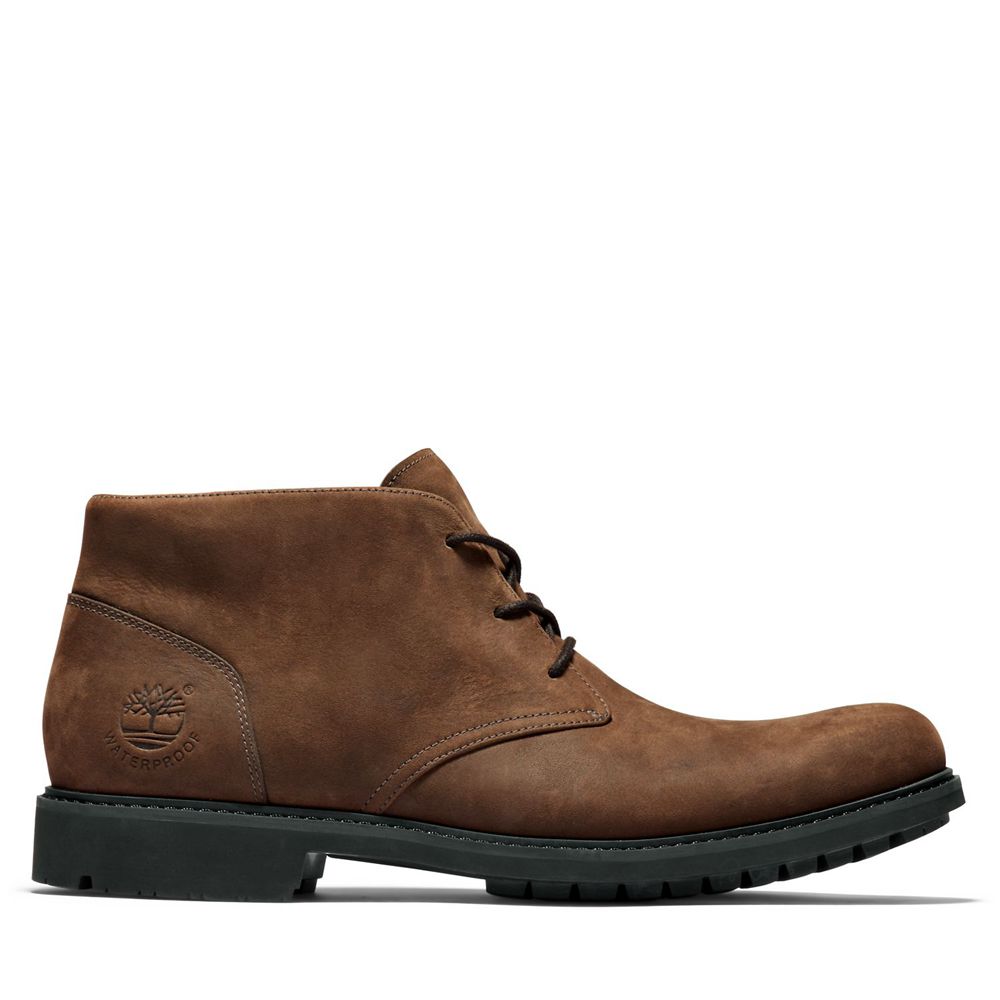 Timberland Mens Chukka Boots Stormbuck Waterproof - Brown - India DI7306548